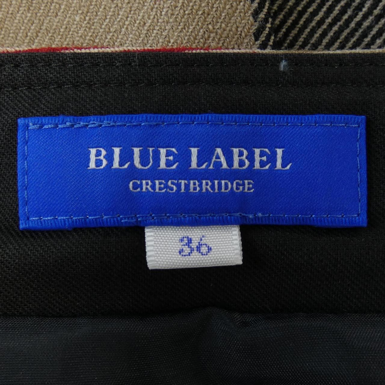 藍色蕾絲吊帶大橋BLUE LABEL CRESTBRID裙子