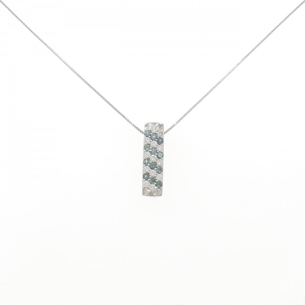 K18WG アレキサンドライト ネックレス 0.60CT