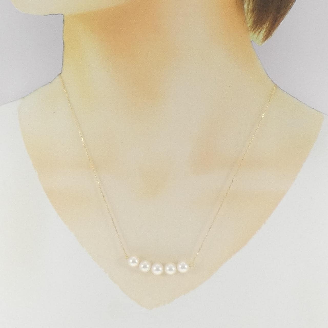 K18YG アコヤパール ネックレス