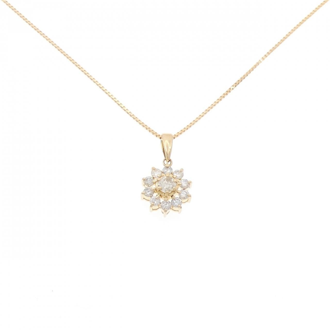 K18YG ダイヤモンド ネックレス 0.51CT