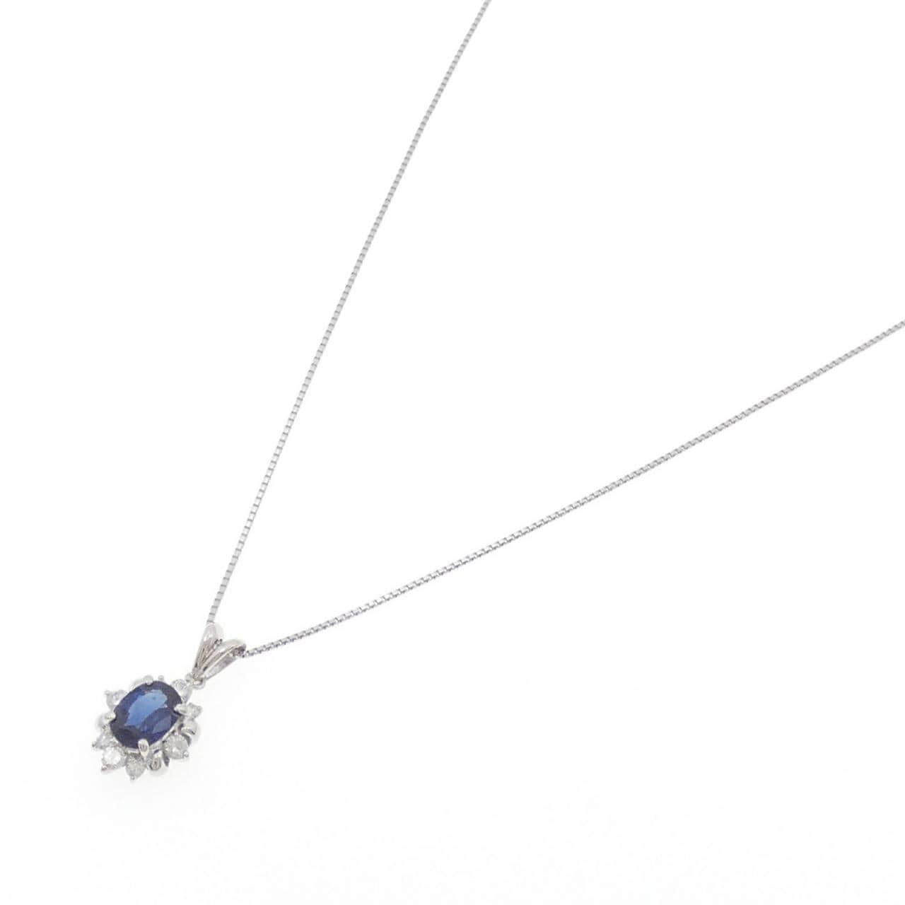 PT900/PT850 サファイヤ ネックレス 1.20CT