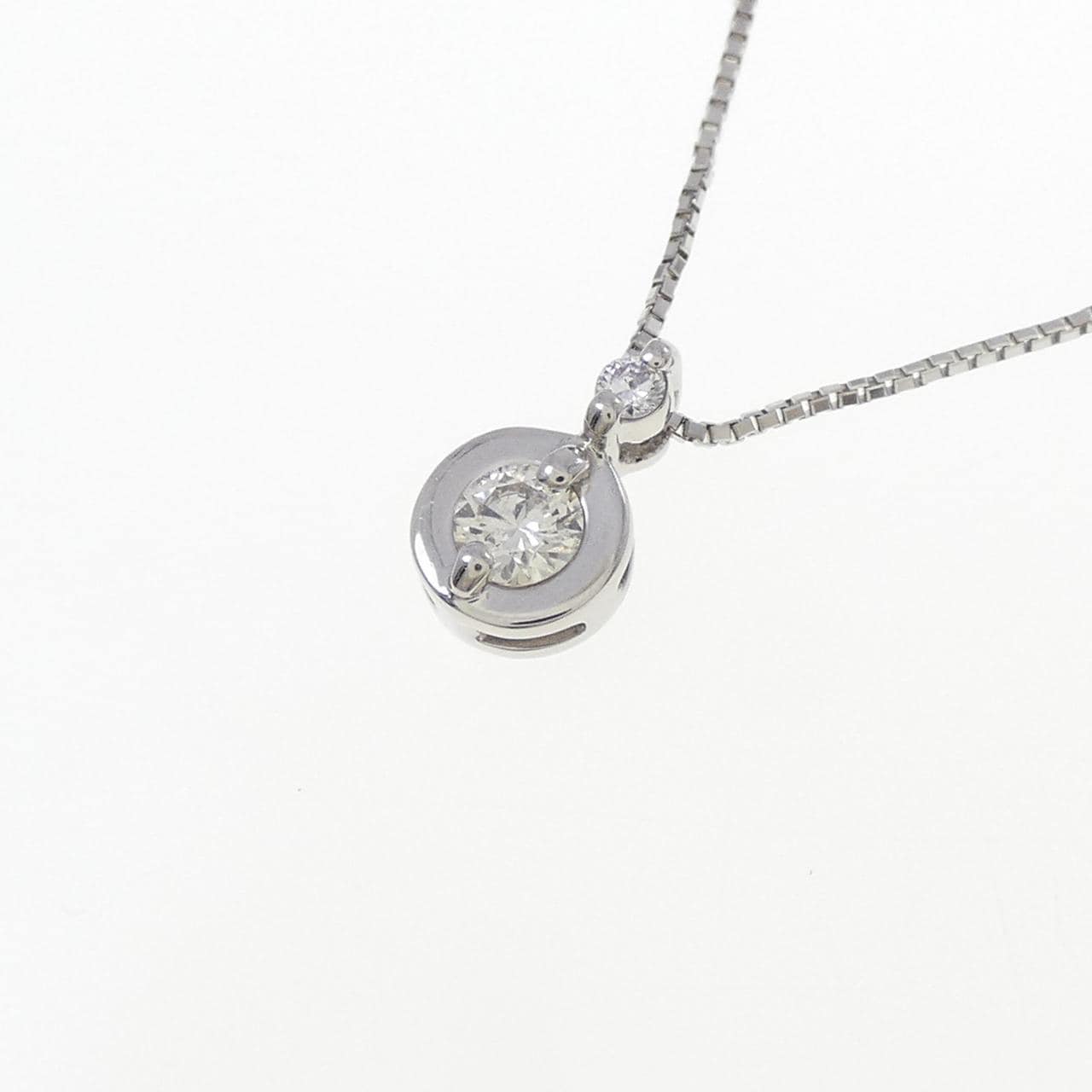 PT900/PT850 ダイヤモンド ネックレス 0.10CT