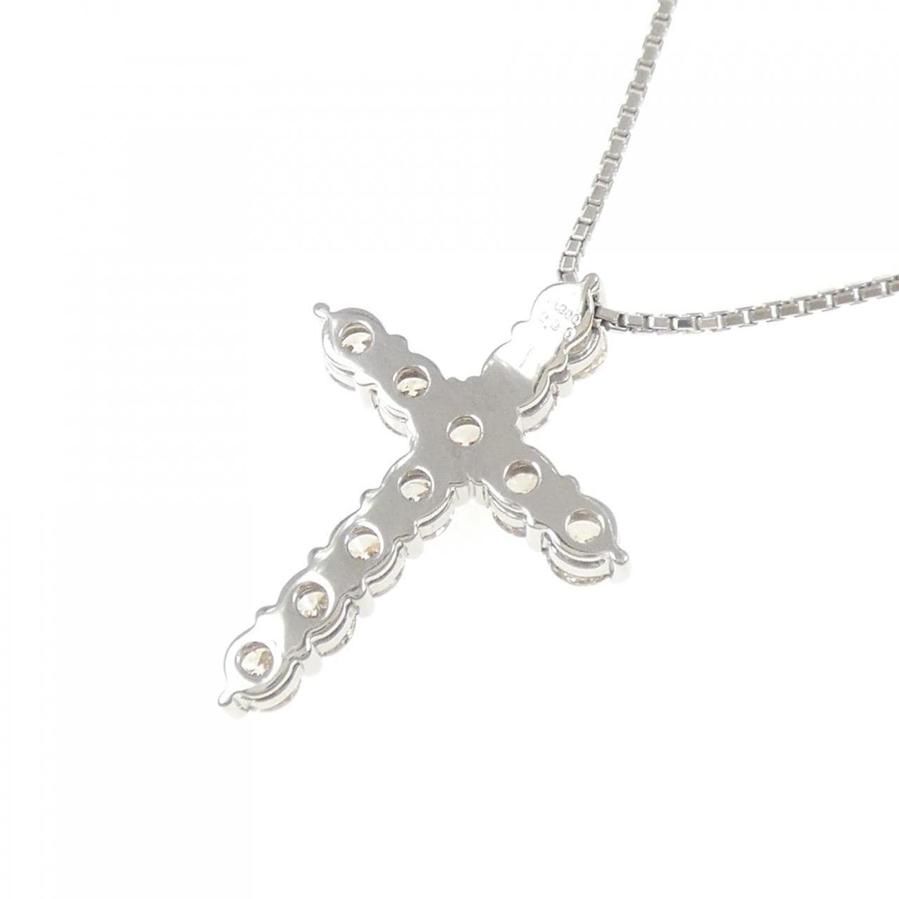 PT900/PT850 クロス ダイヤモンド ネックレス 2.00CT