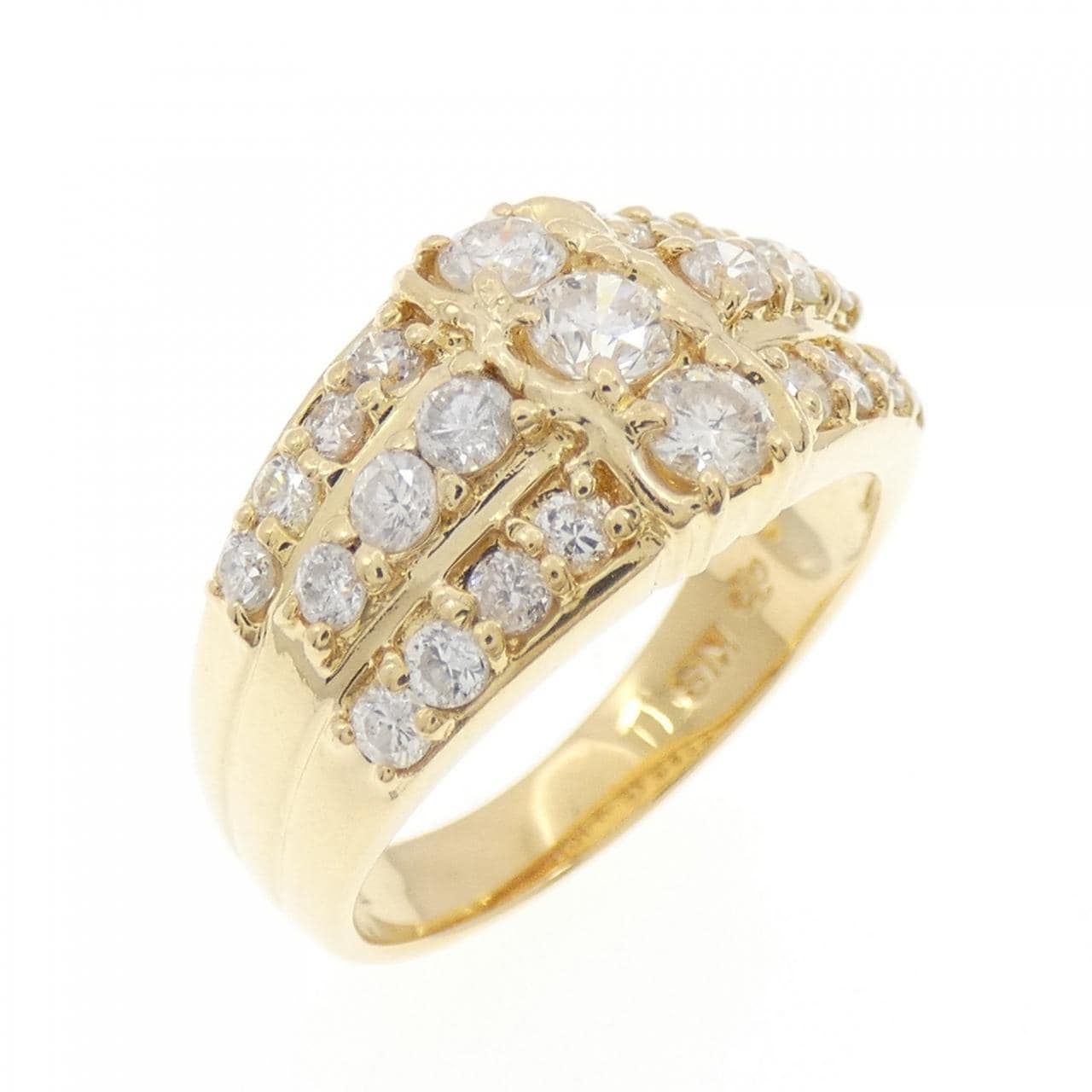 K18YG ダイヤモンド リング 1.04CT
