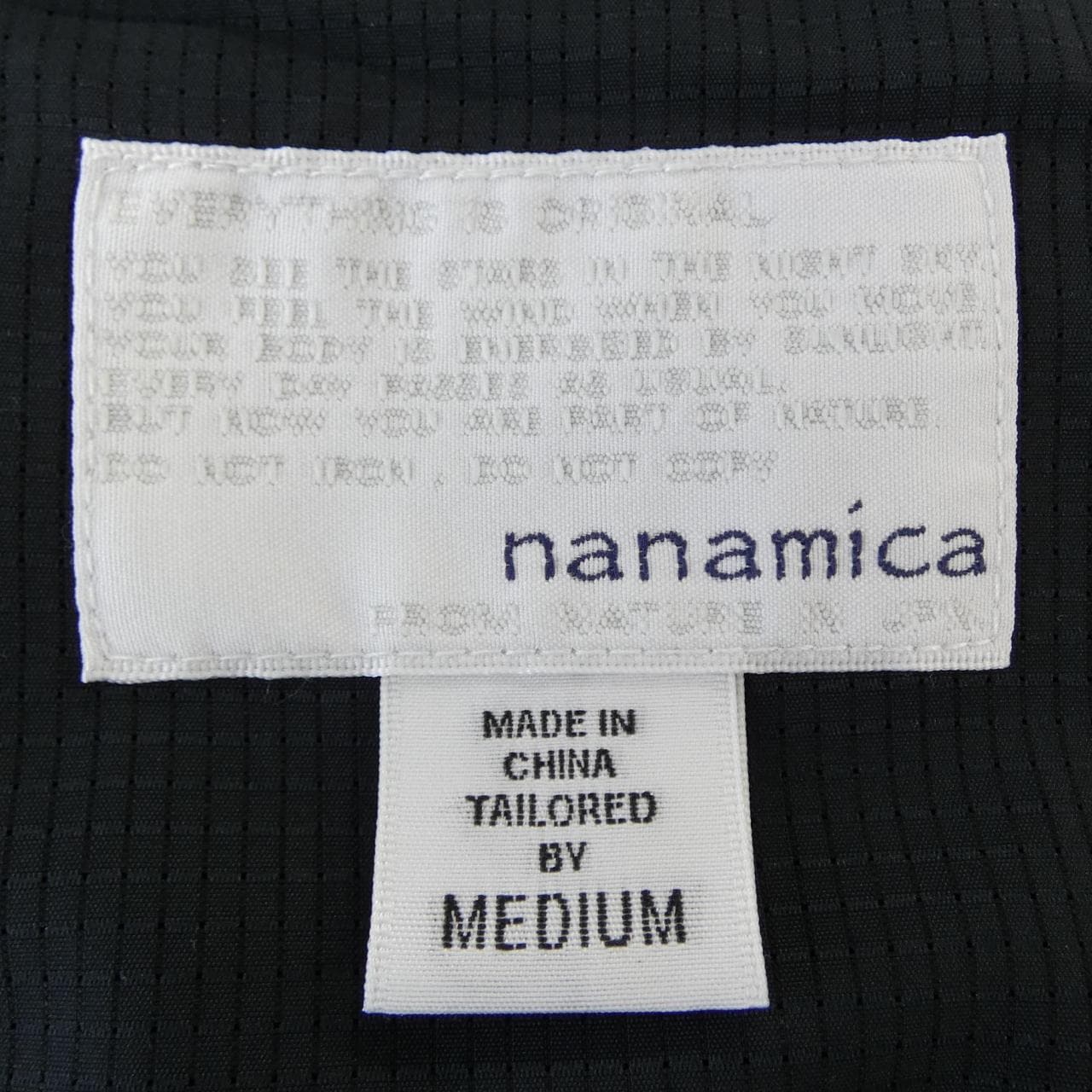 ナナミカ NANAMICA ジャケット