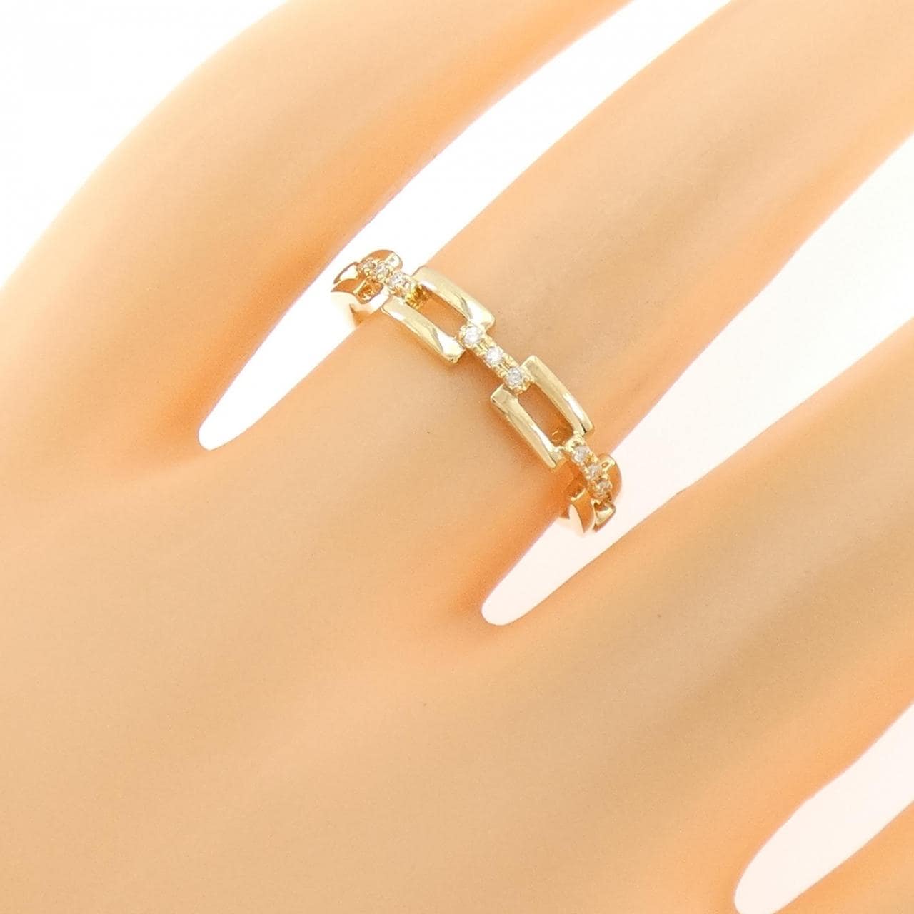 K18YG ダイヤモンド リング