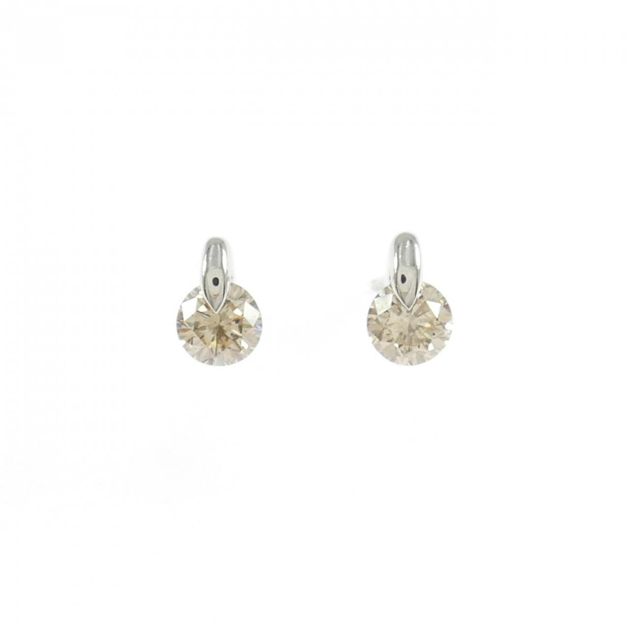 PT900 ダイヤモンド ピアス 0.83CT