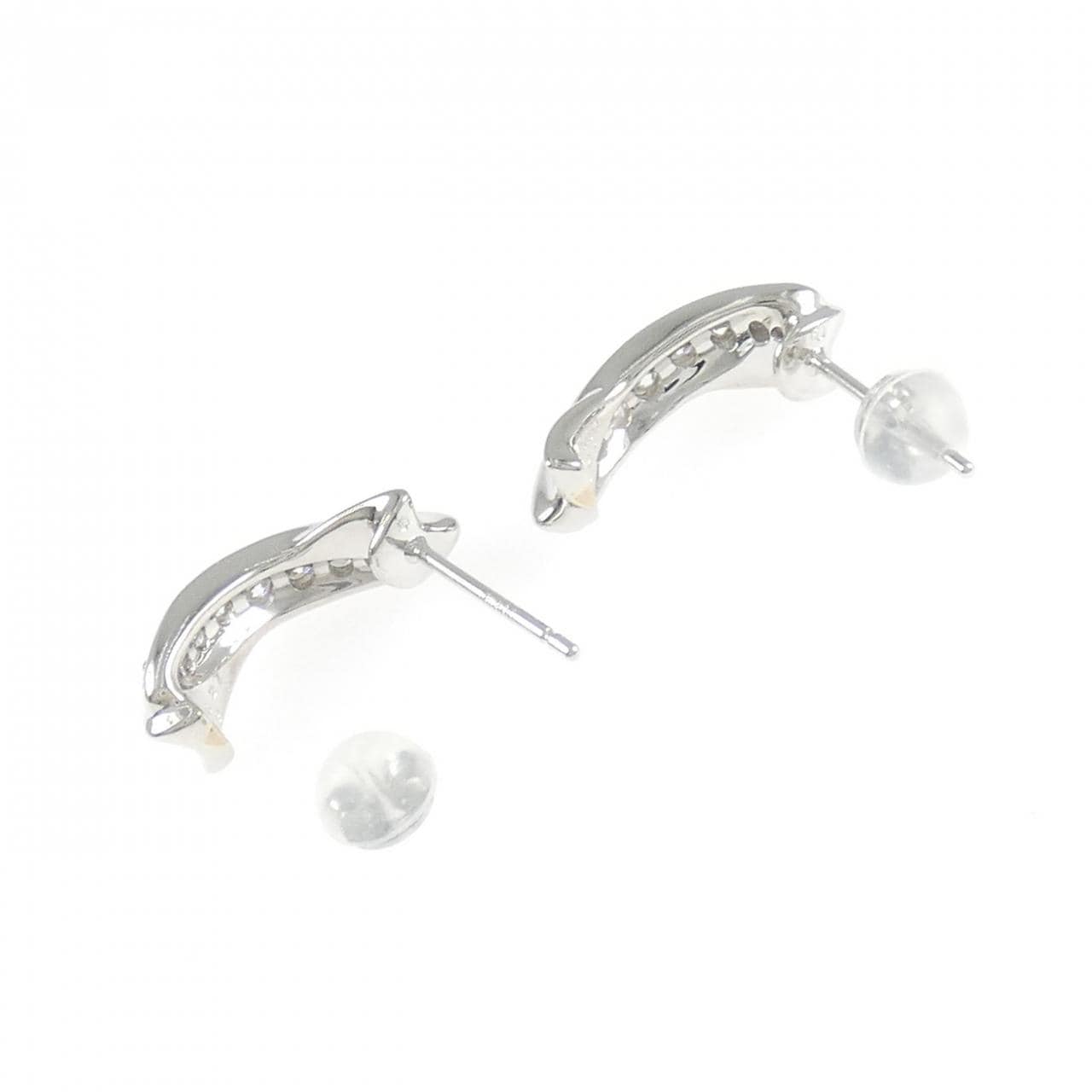 PT900 ダイヤモンド ピアス 0.54CT