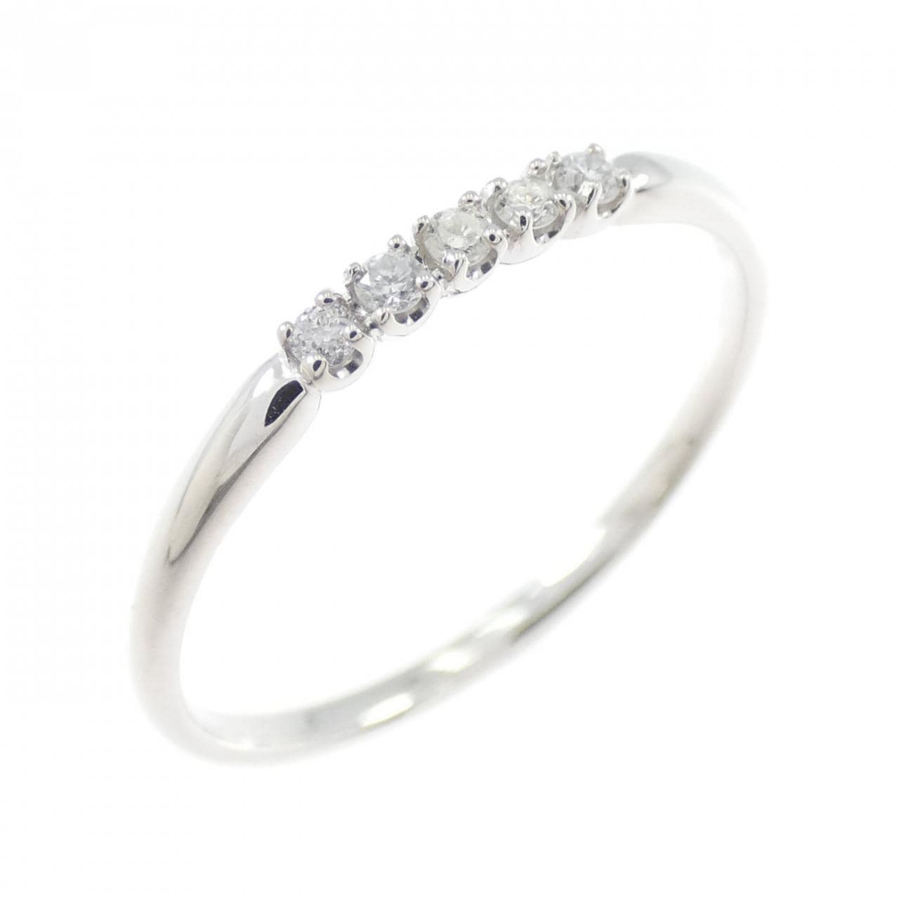 K18WG ダイヤモンド リング 0.05CT