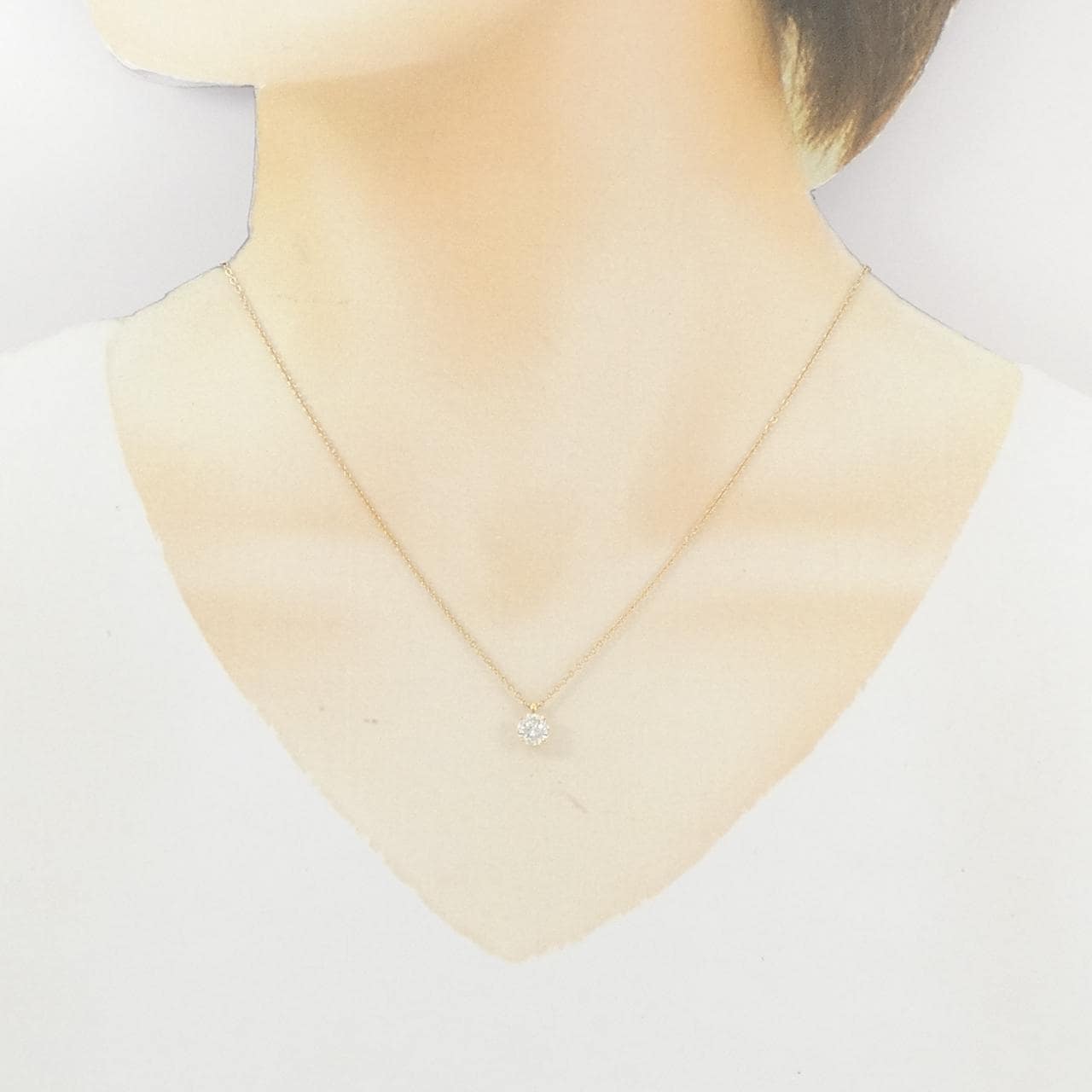 ポンテヴェキオ ダイヤモンド ネックレス 0.681CT