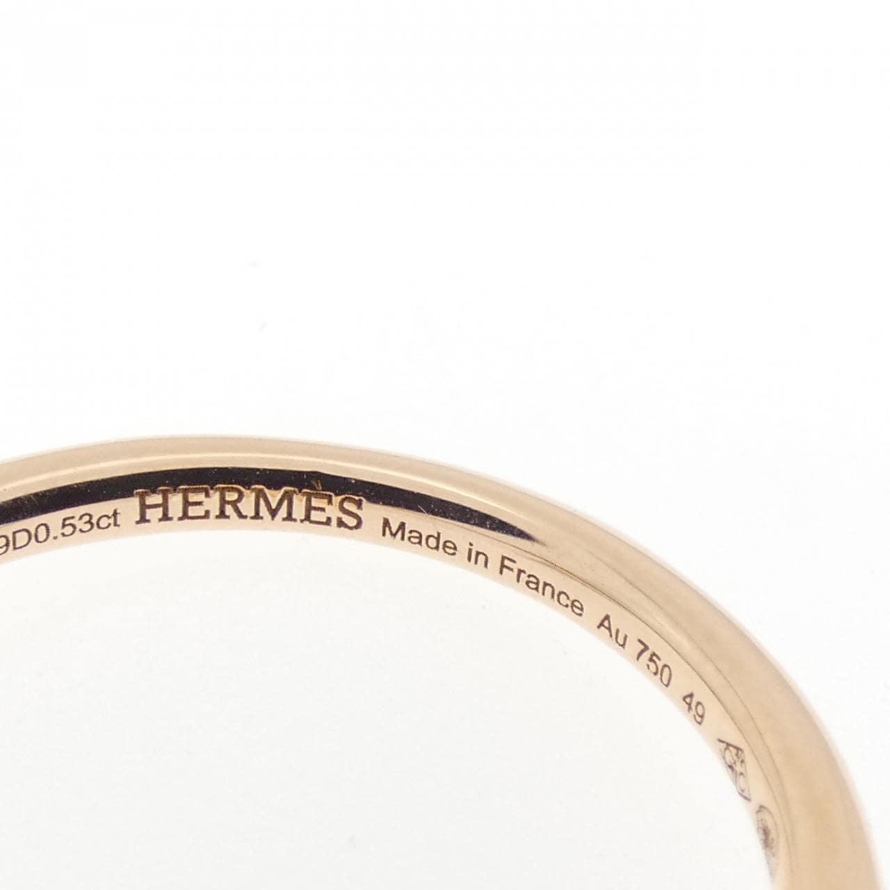 エルメス プティ ジュテ リング 0.53CT
