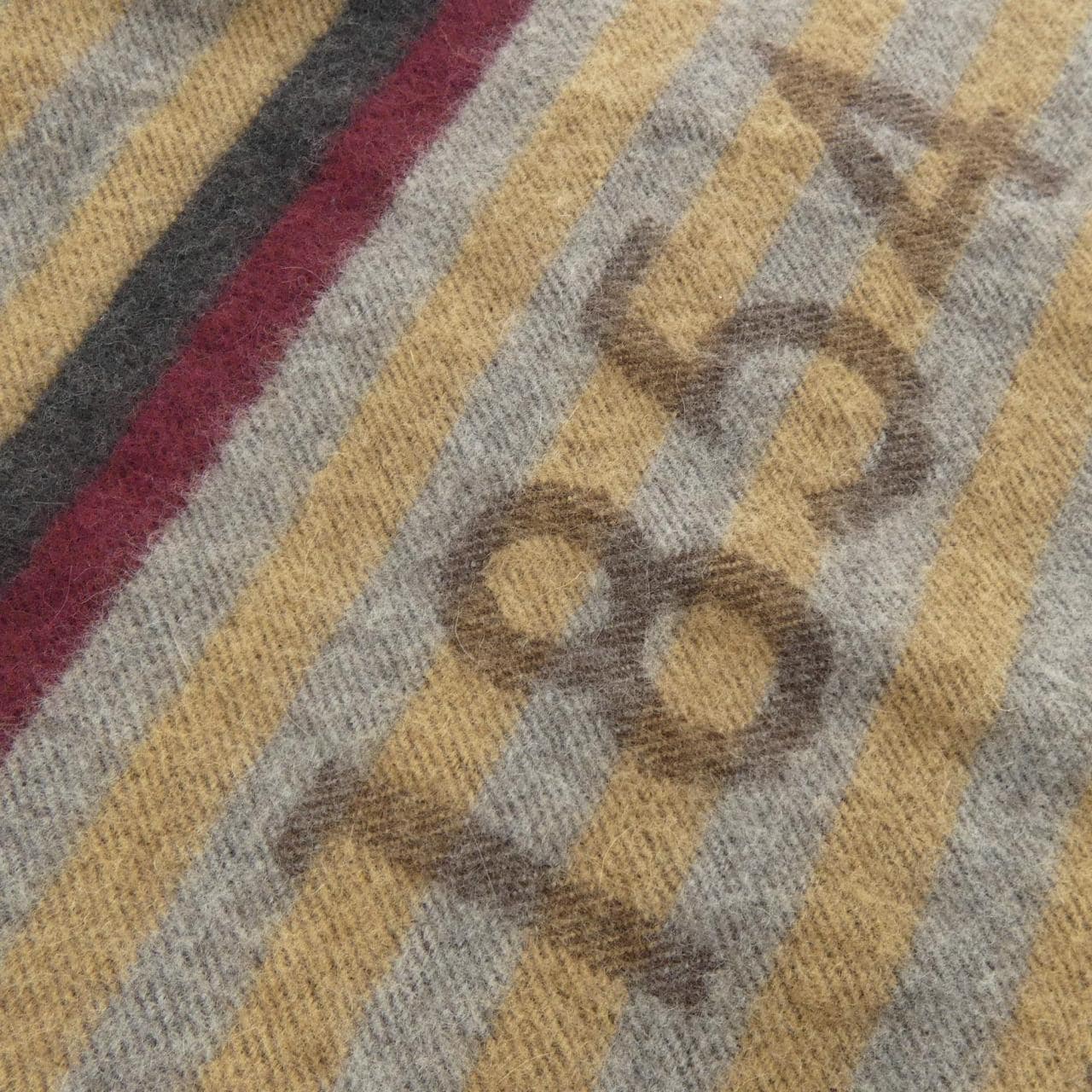 ルイヴィトン LOUIS VUITTON エシャルプ トランク ストライプ M74957 MUFFLER