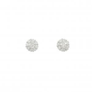 PT900 ダイヤモンド ピアス 0.52CT