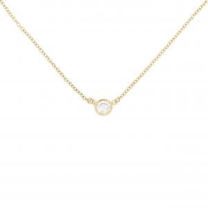 ティファニー バイザヤード ネックレス 0.18CT F VVS2 EXT