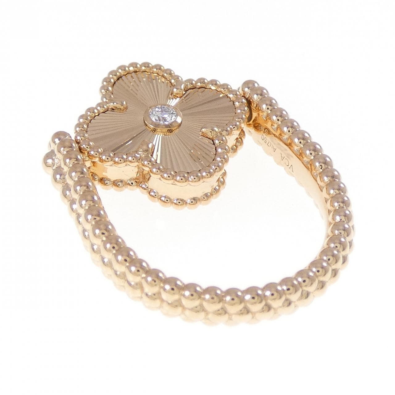 ヴァンクリーフ&アーペル ヴィンテージアルハンブラ リバーシブル リング