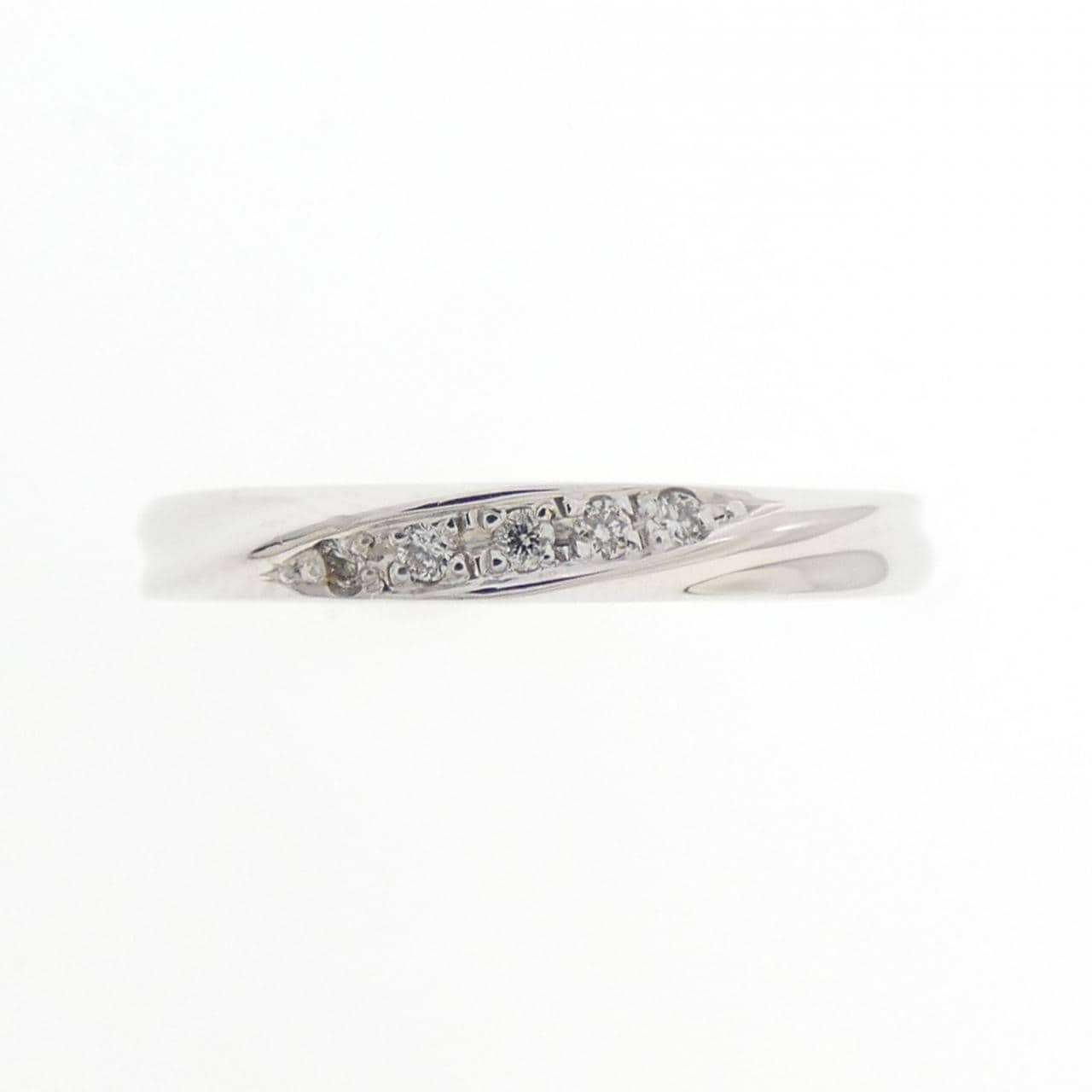 K10WG ダイヤモンド リング 0.03CT