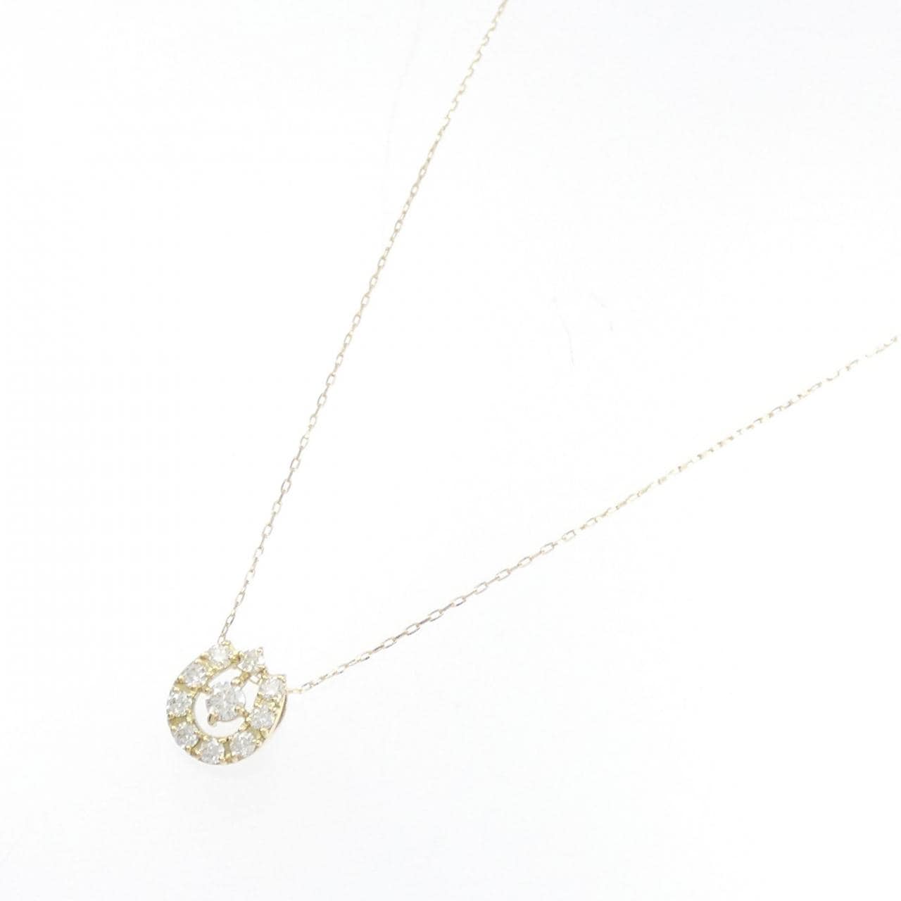 [BRAND NEW] K18YG Diamond necklace 0.25CT