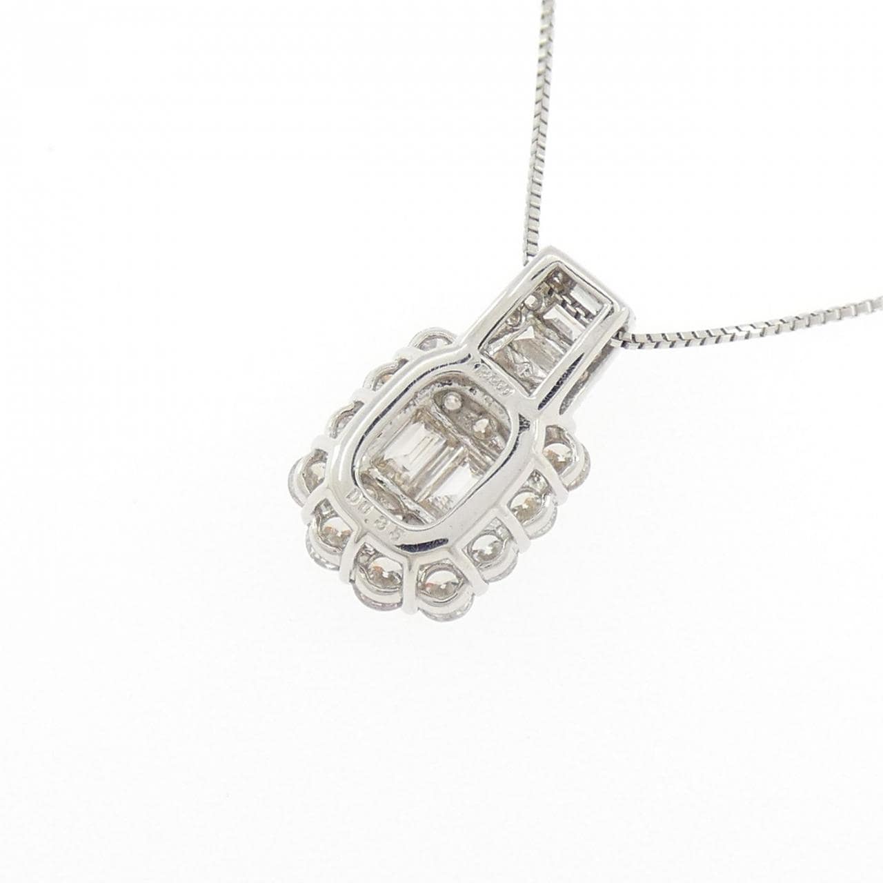 【新品】PT900/PT850 ダイヤモンド ネックレス 0.85CT
