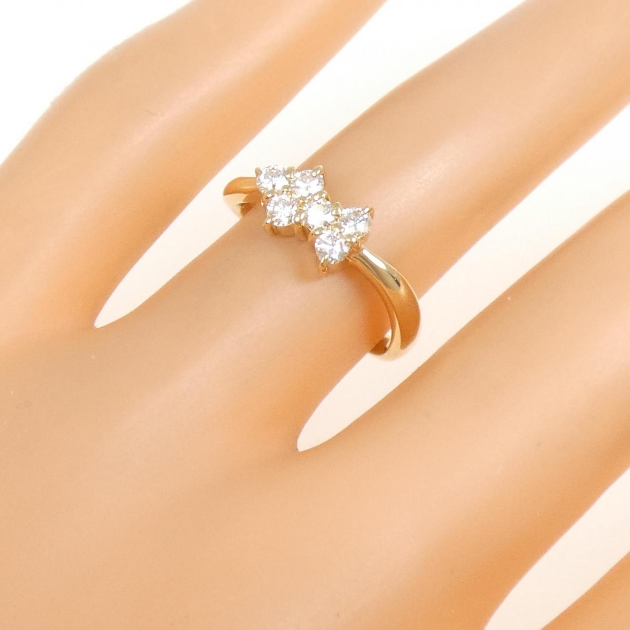 K18YG ダイヤモンド リング 0.30CT