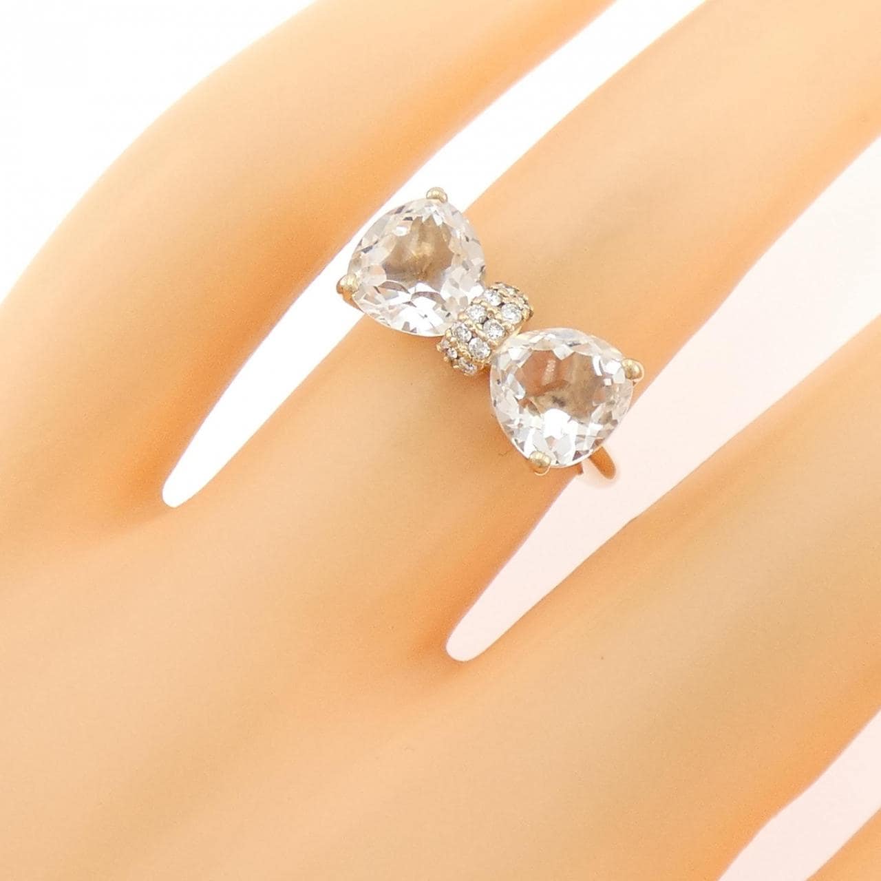 ポンテヴェキオ リボン クォーツ リング 2.99CT