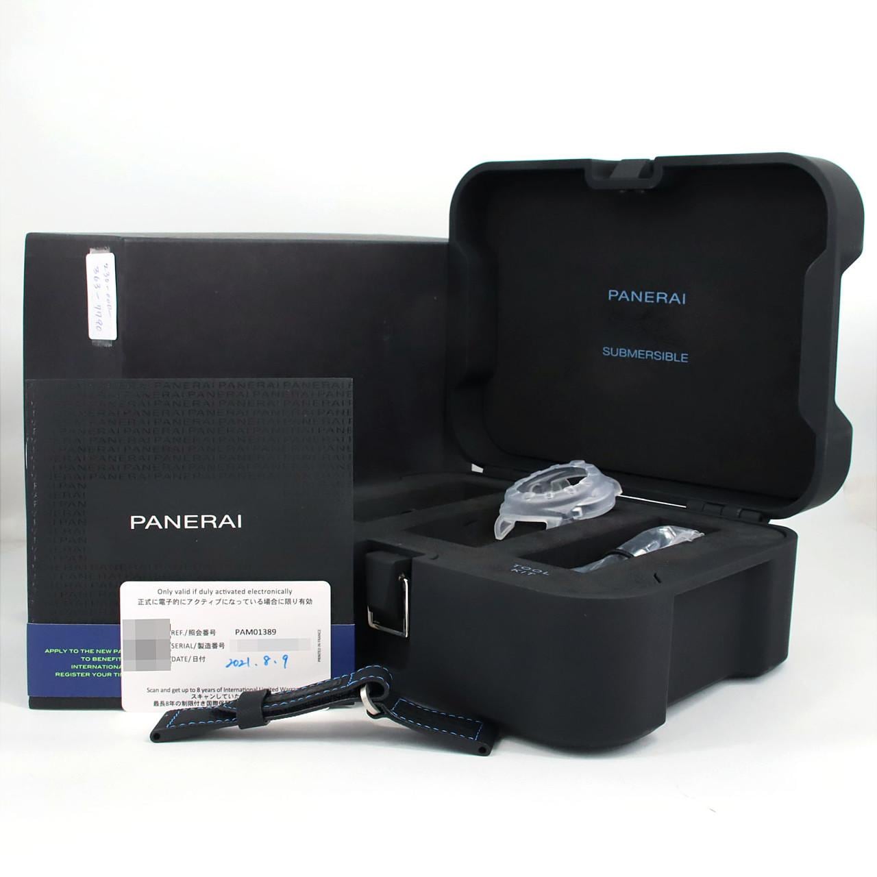 【免保养回扣价】PANERAI Luminor Submersible 1950 防磁三日动力储存钛金属自动上弦PAM01389 TI