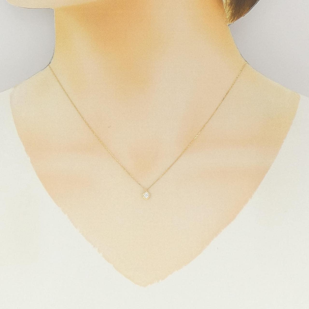 アーカー ダイヤモンド ネックレス 0.10CT