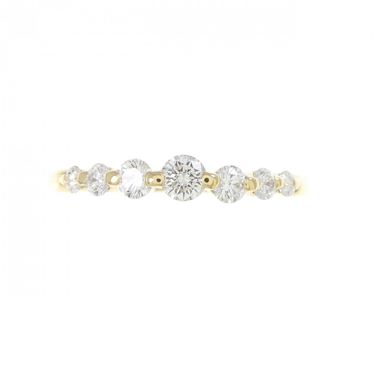 K18YG ダイヤモンド リング 0.34CT