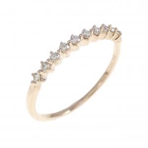 K18PG ダイヤモンド リング 0.10CT