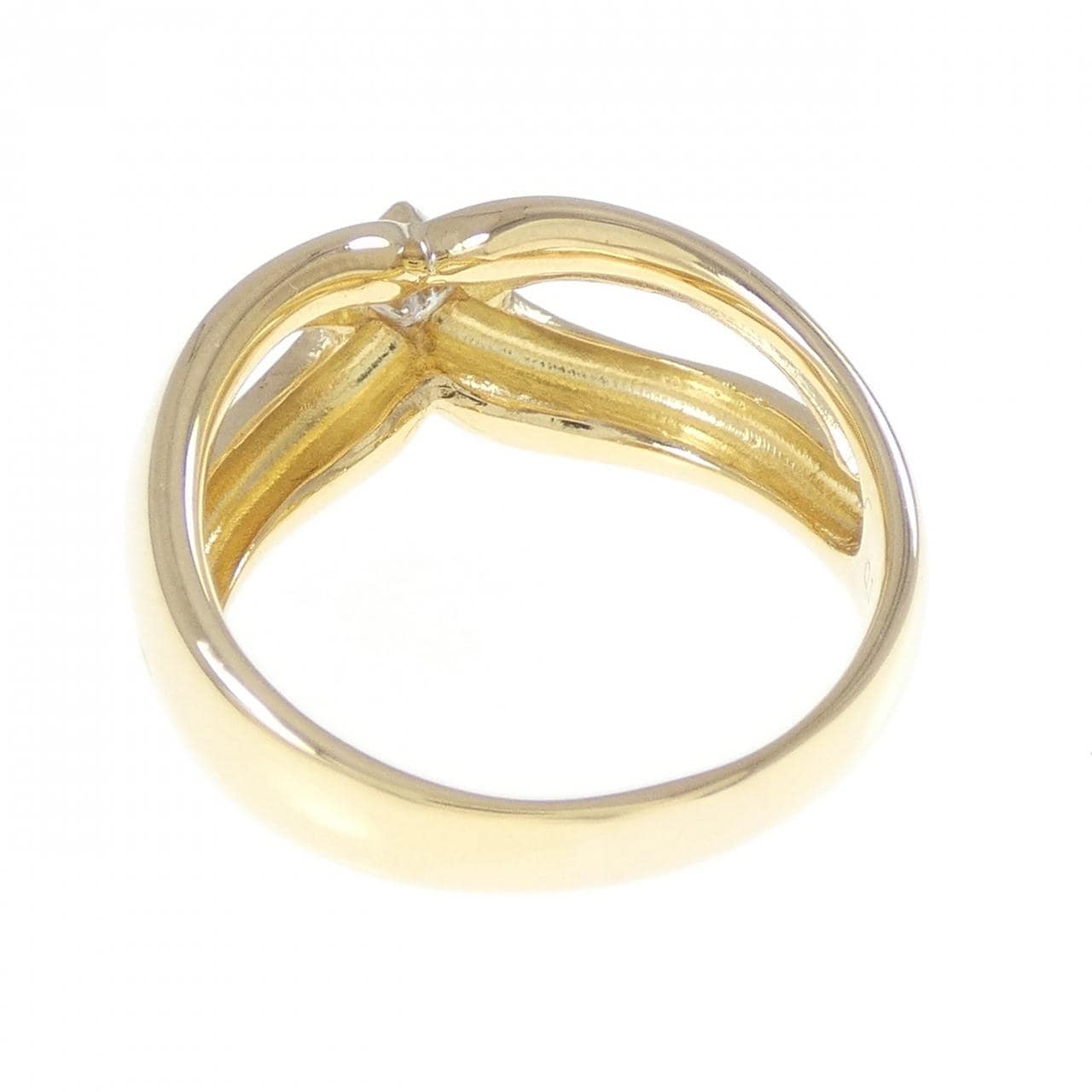 K18YG ダイヤモンド リング 0.17CT