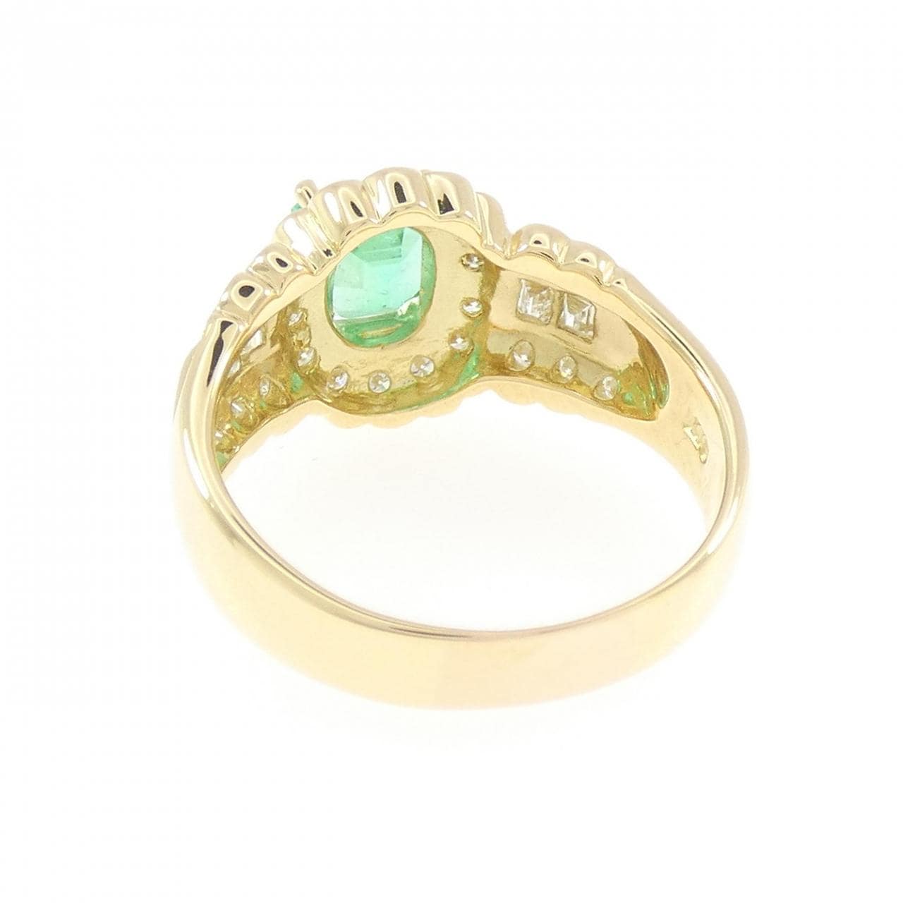 K18YG エメラルド リング 1.15CT