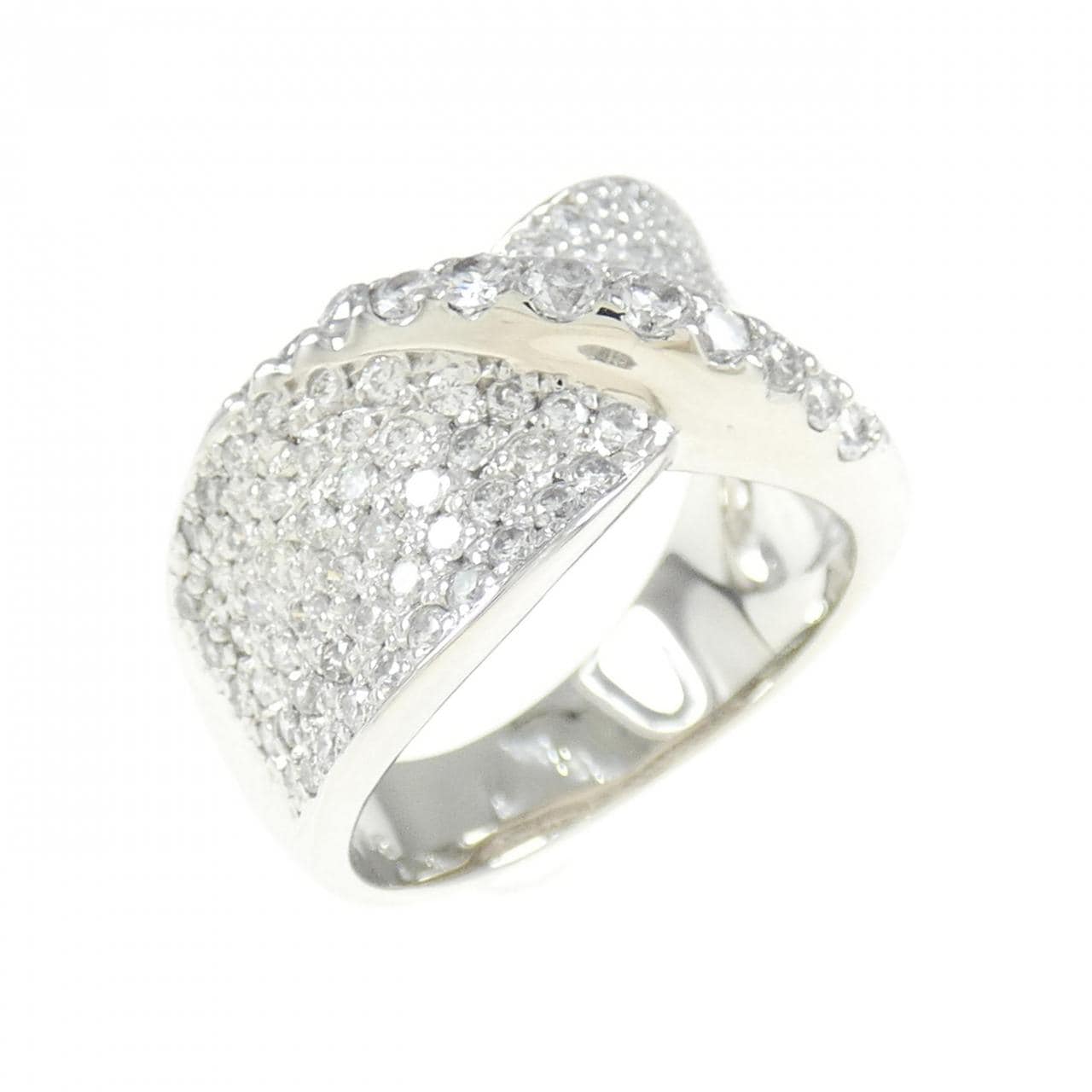 PT Pave Diamond Ring 1.315CT