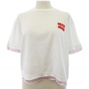 ミュウミュウ MIU MIU MIU MIU ロゴ MJN414 115H Tシャツ