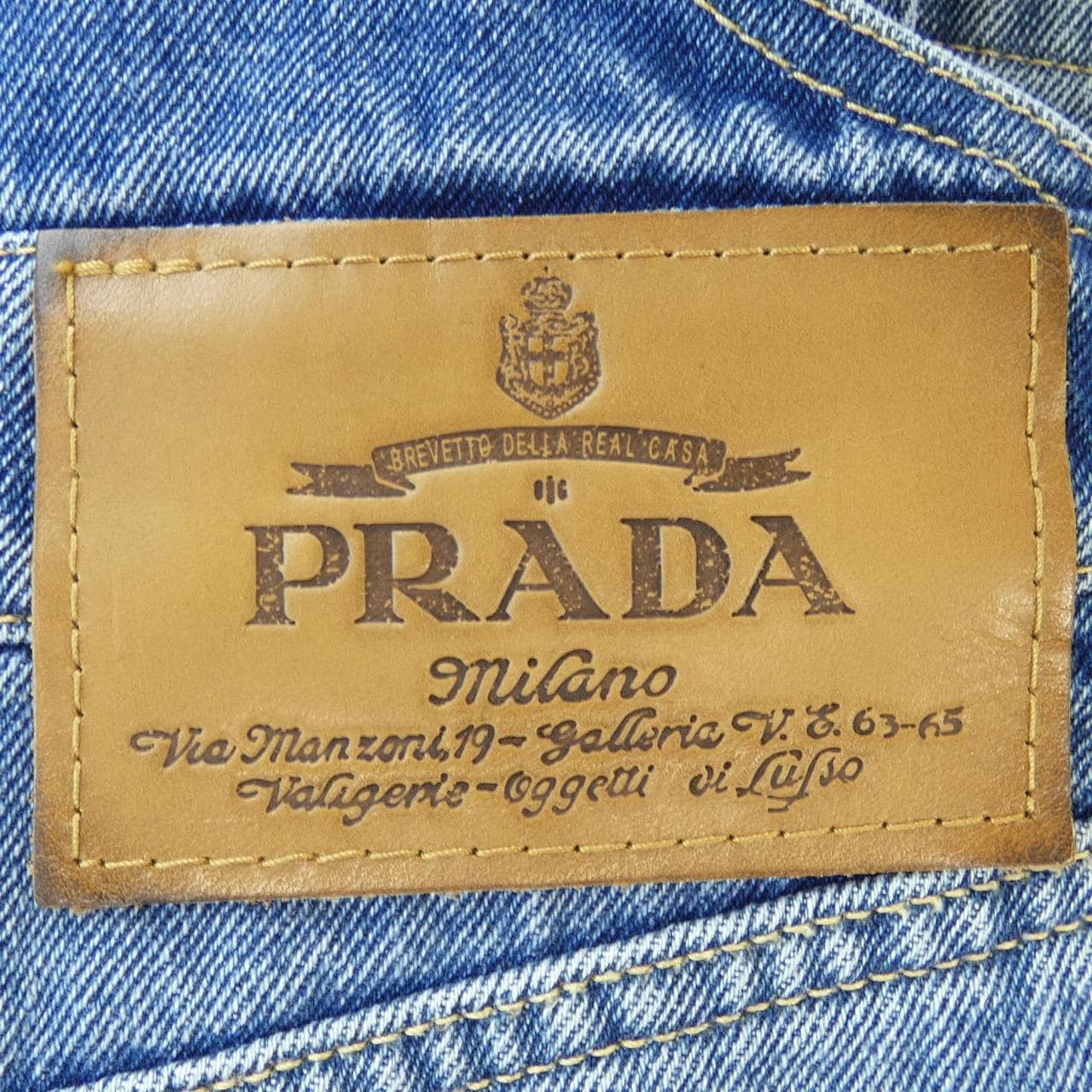 プラダ PRADA デニム ビブ オーバーオール ミニドレス GFA132 S231 16PK ワンピース