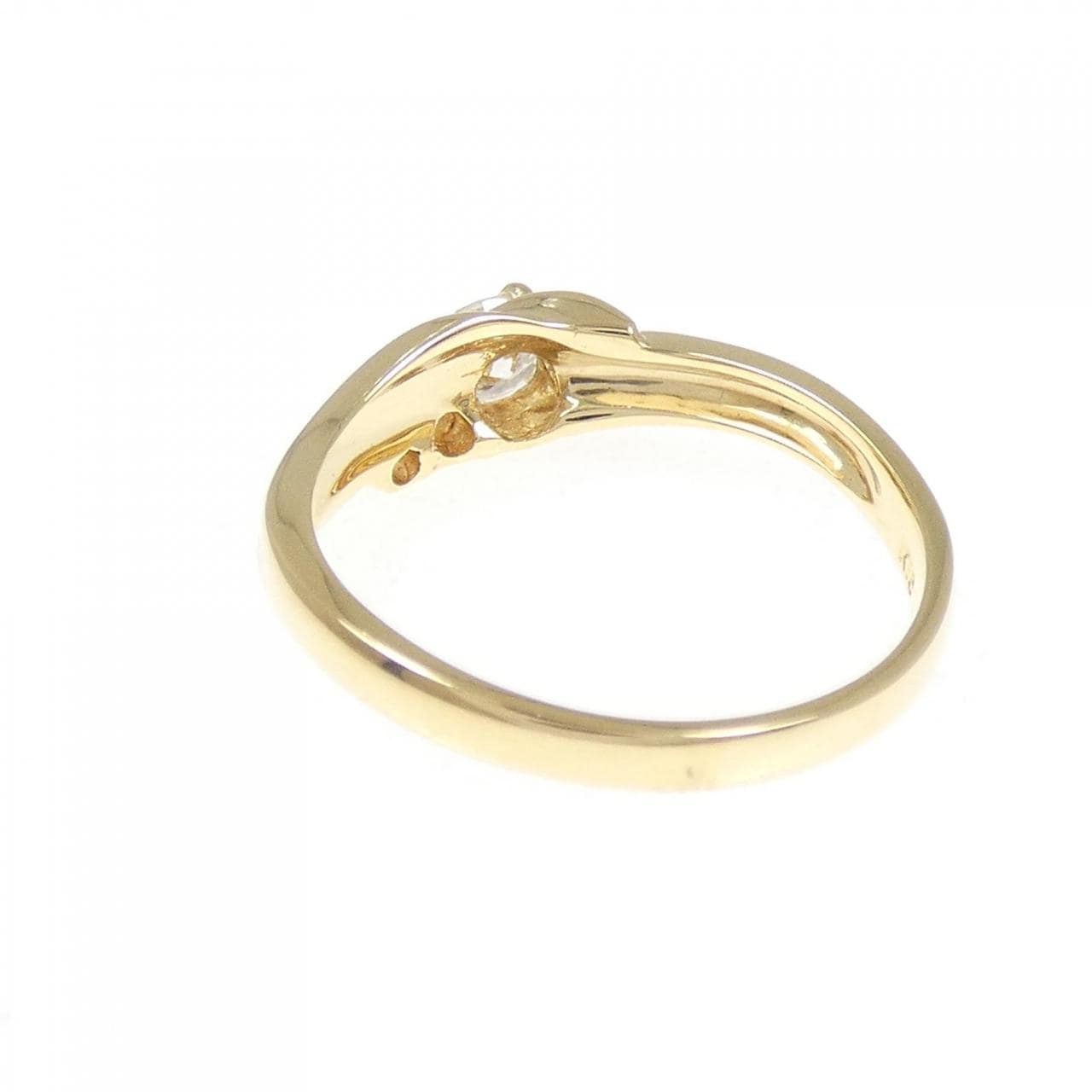 K18YG ダイヤモンド リング 0.20CT