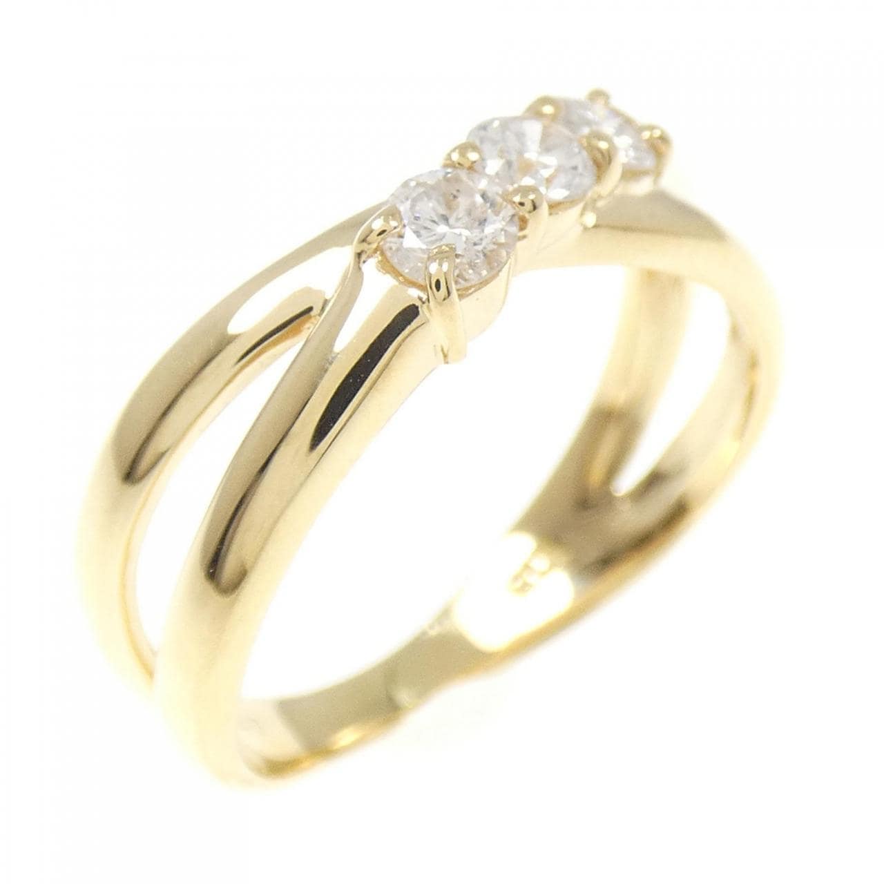 K18YG ダイヤモンド リング 0.30CT