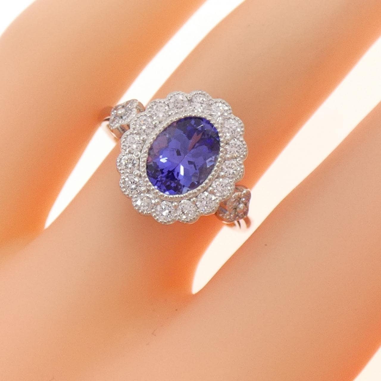 PT900 タンザナイト リング 1.25CT