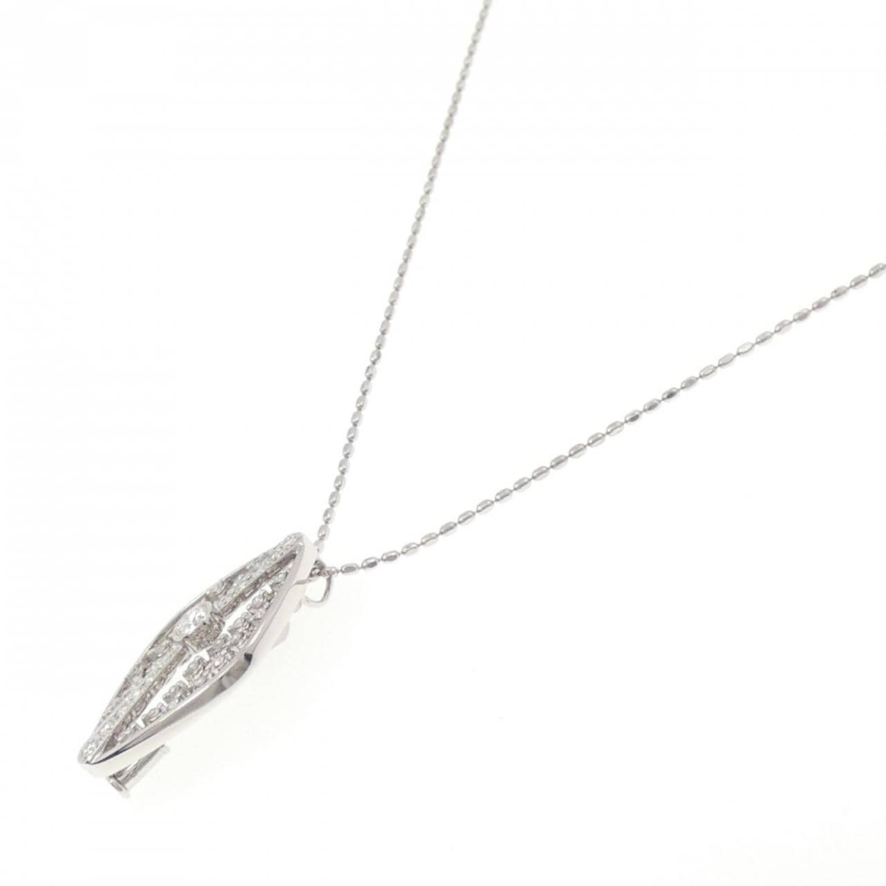 K18WG ダイヤモンド ネックレス 0.213CT