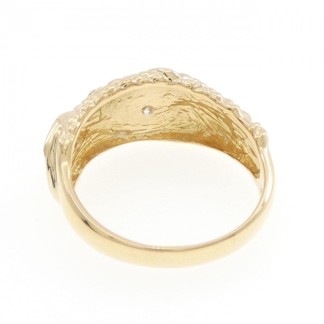 K18YG ドラゴン ダイヤモンド リング 0.03CT