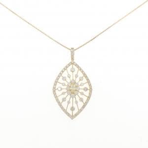 K18YG ダイヤモンド ネックレス 0.18CT