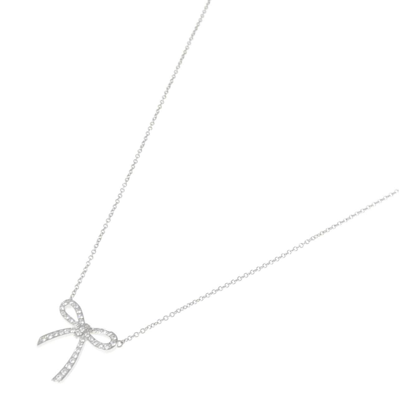 TIFFANY bow mini necklace