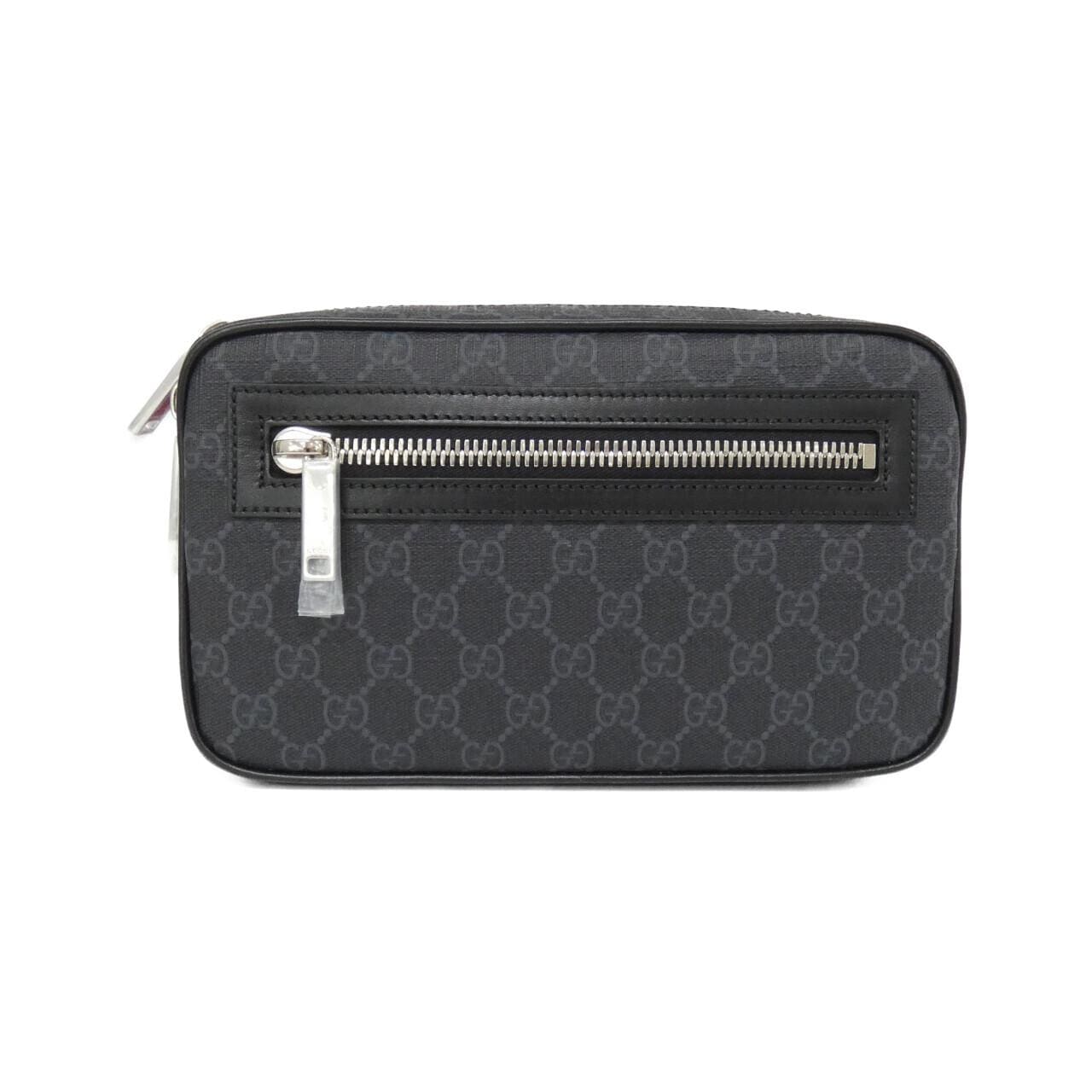 [新品] Gucci GG 黑色 792094 FADJM 腰包