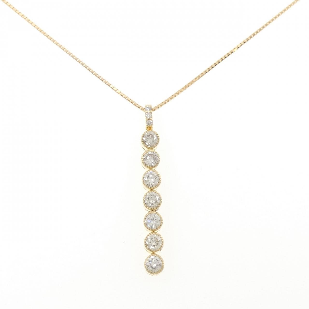 K18YG ダイヤモンド ネックレス 1.00CT