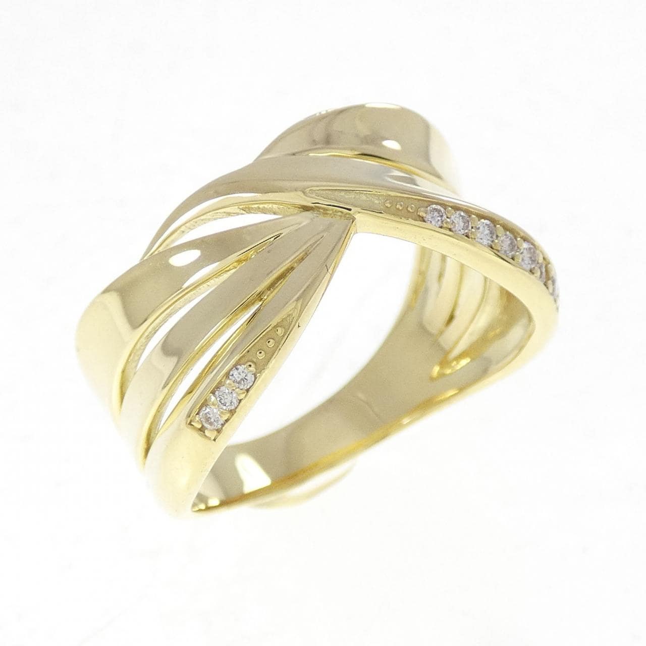 K18YG ダイヤモンド リング 0.11CT