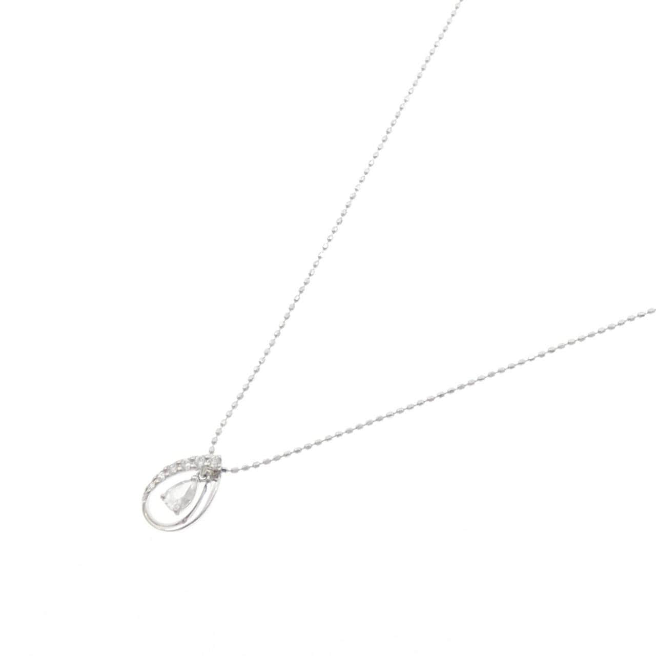 K10WG ムーンストーン ネックレス