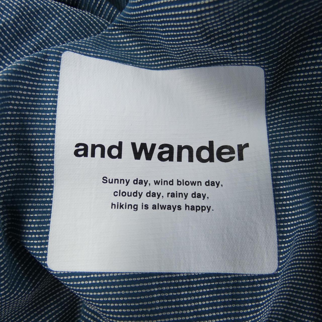 アンドワンダー and wander パンツ