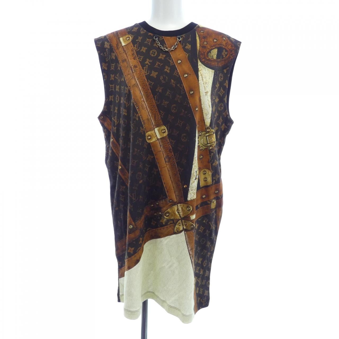 ルイヴィトン LOUIS VUITTON スリーブレスLVトランクTシャツ FRJD93QVR トップス