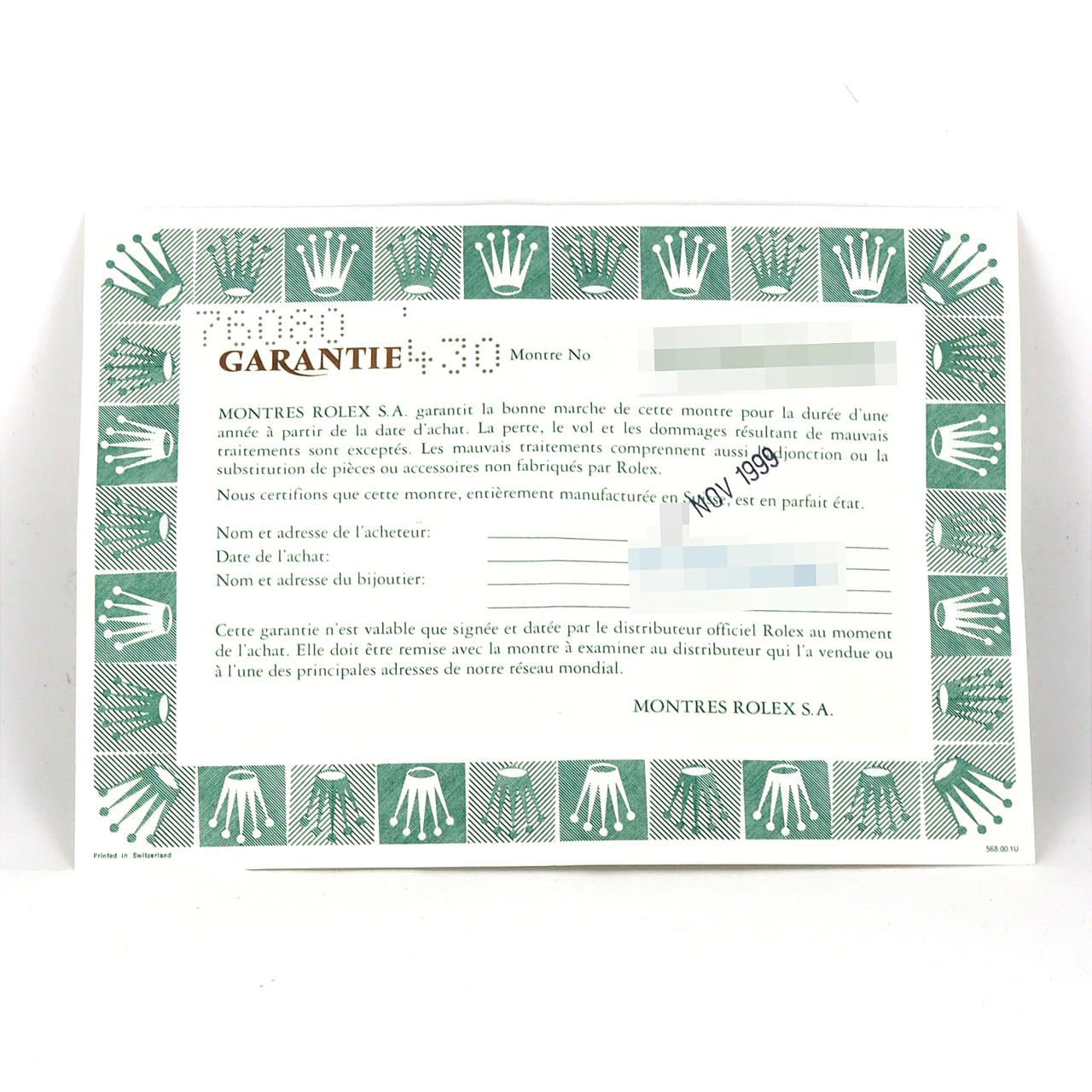 ロレックス オイスターパーペチュアル 76080 SS 自動巻 A番