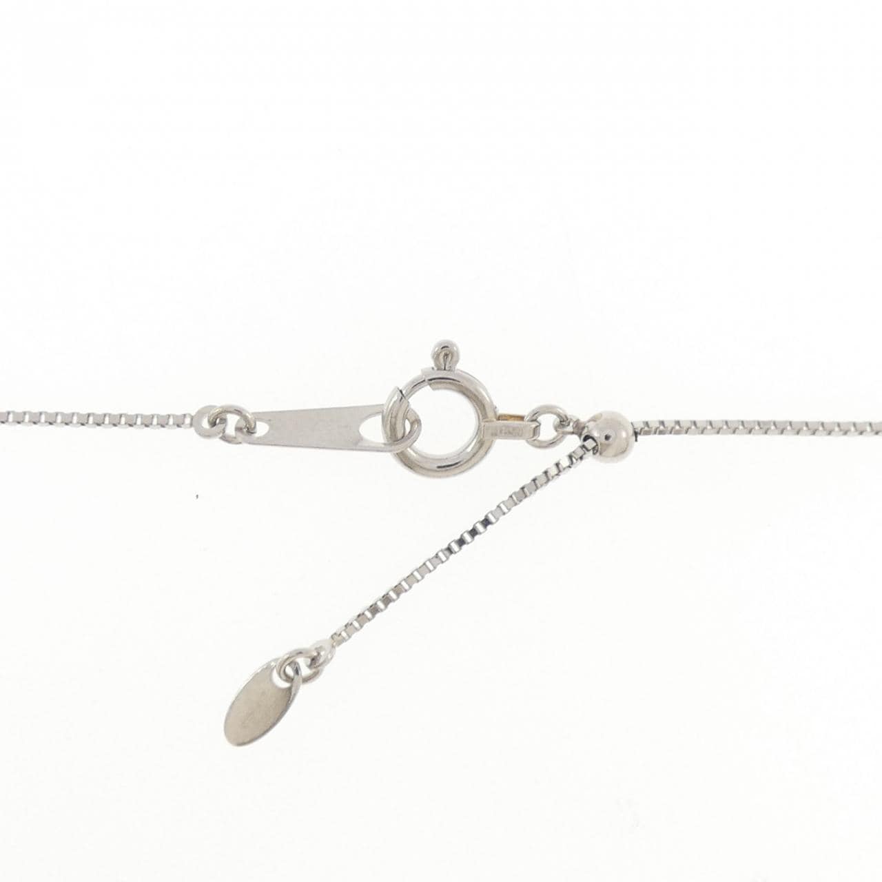 PT900/PT850 アレキサンドライトキャッツアイ ネックレス 0.25CT