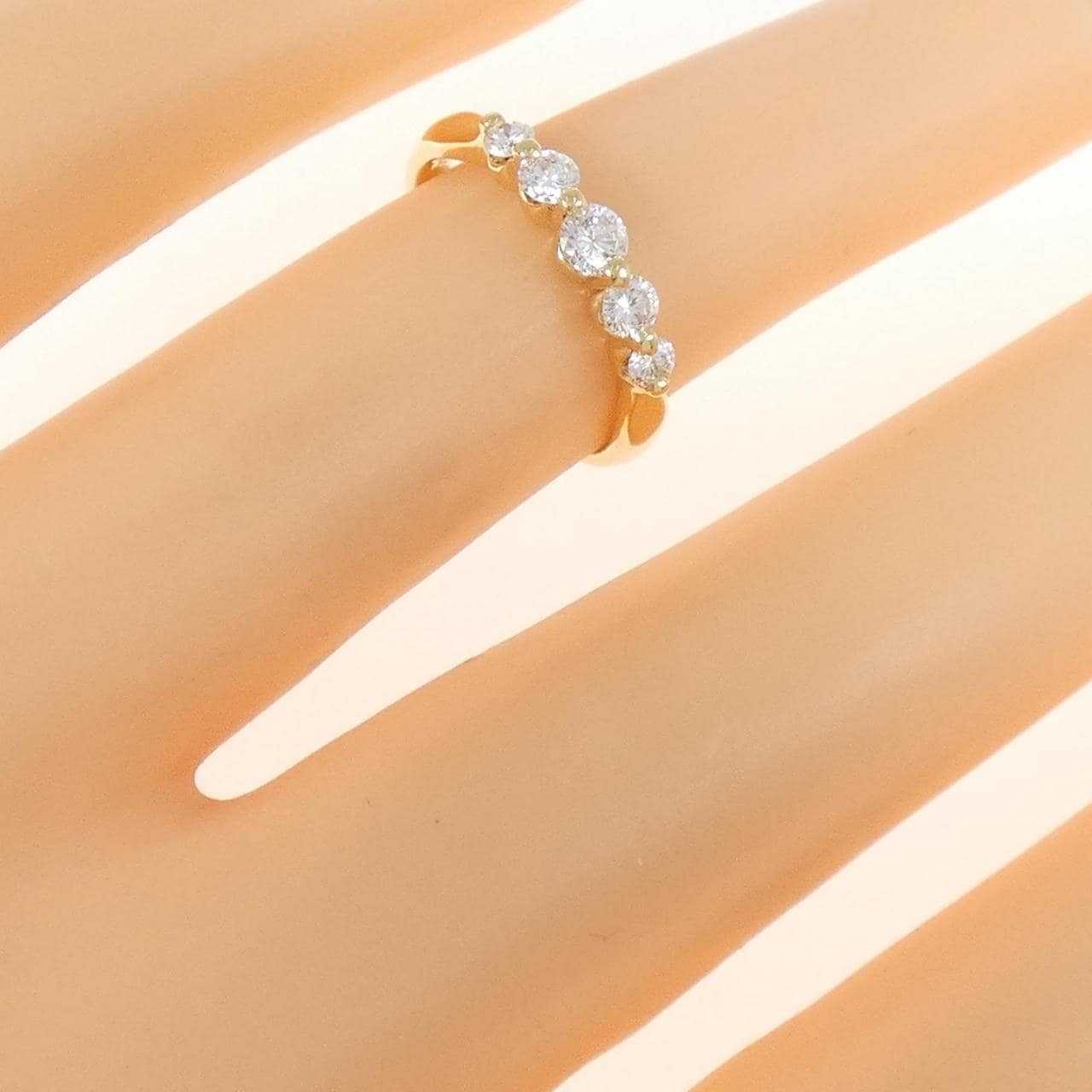 K18YG ダイヤモンド リング 0.30CT