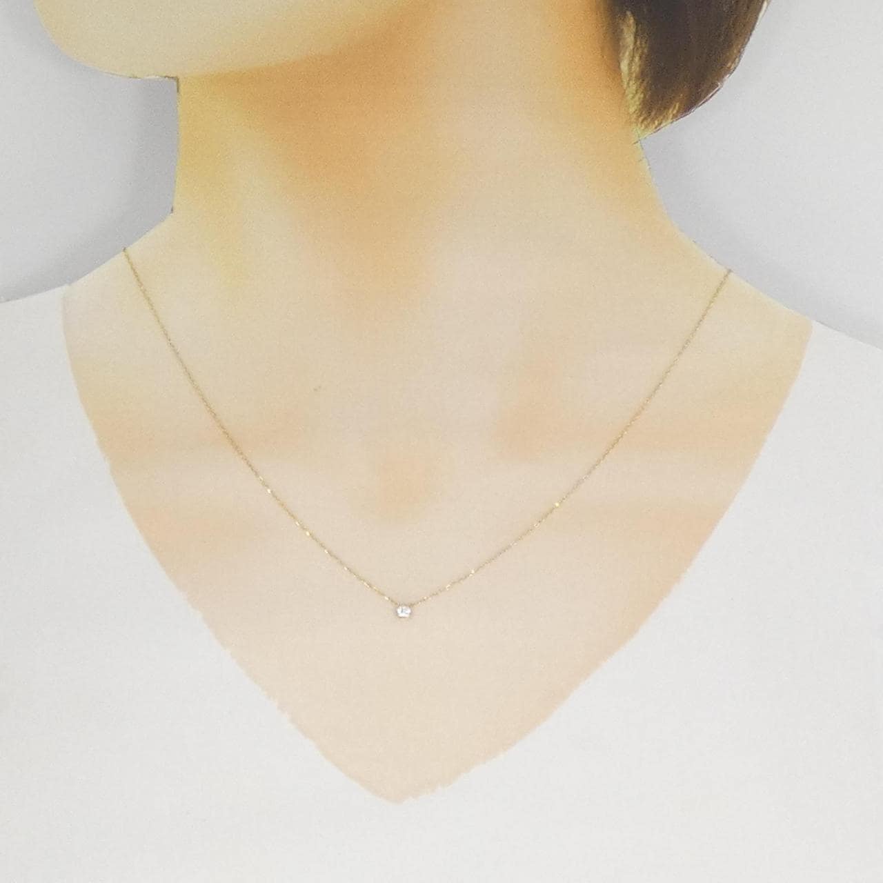 ヴァンドーム ダイヤモンド ネックレス 0.06CT